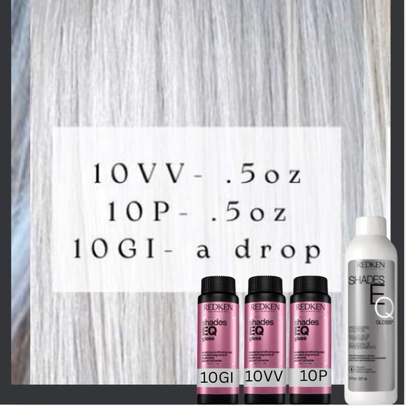 4 Products- Redken Shades EQ Blonde Hair Toner Gloss